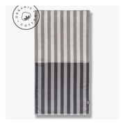 Ręczniki - Niebiesko-szary ręcznik z bawełny organicznej 50x90 cm Disorder – Mette Ditmer Denmark - miniaturka - grafika 1