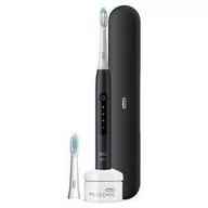 Szczoteczki elektryczne - Braun Oral-B Pulsonic Slim Luxe 4500 Matte Black - miniaturka - grafika 1