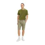 Spodenki damskie - TOM TAILOR Męskie Szorty bermudy 1030024, 10905 - Tree Moss Green, 33 - miniaturka - grafika 1