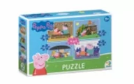 Puzzle - Puzzle Peppa Pig 4 in1 - miniaturka - grafika 1