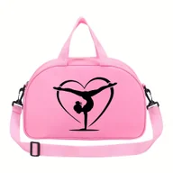 Torebki damskie - TEMU Torba sportowa z nadrukiem gimnastycznym o dużej pojemności - Składana torba na ramię z nylonu do , jogi, i podróży - Lekka torba sportowa z - miniaturka - grafika 1