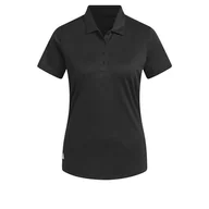 Koszulki i topy damskie - ADIDAS [Damska koszulka polo Performance Golf 4067886267282 czarna, Czarny, XS - miniaturka - grafika 1