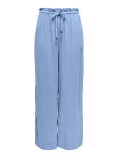 ONLY Spodnie w kolorze błękitnym - Spodnie damskie - miniaturka - grafika 1