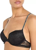 Biustonosze - Tommy Hilfiger Biustonosz push-up czarny, Czarny, 75A - miniaturka - grafika 1