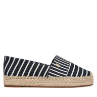 Espadryle damskie - Espadryle Tommy Hilfiger Th Platform Espadrille Stripes FW0FW09143 Granatowy - miniaturka - grafika 1