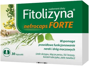 Herbapol Pruszków Fitolizyna Nefrocaps Forte 30 kaps - Układ moczowy i płciowy - miniaturka - grafika 1