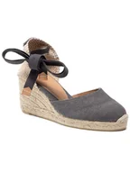 Espadryle damskie - Castañer Espadryle Carina/6/002 21644-111 Szary - miniaturka - grafika 1