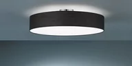 Lampy sufitowe - Trio Leuchten Nowoczesny plafon czarny klosz - Moli - miniaturka - grafika 1