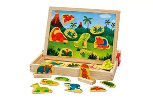 układanka magnetyczna dinozaury 672187 artyk - Układanki dla dzieci - miniaturka - grafika 1