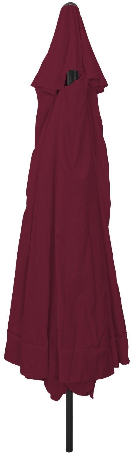 vidaXL Parasole i zadaszenia na świeżym powietrzu Bordeaux czerwona Metal