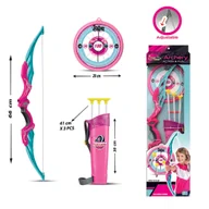 Zabawki interaktywne dla dzieci - Zestaw Strzałków w Kolorze Róży z Dodatkami - miniaturka - grafika 1