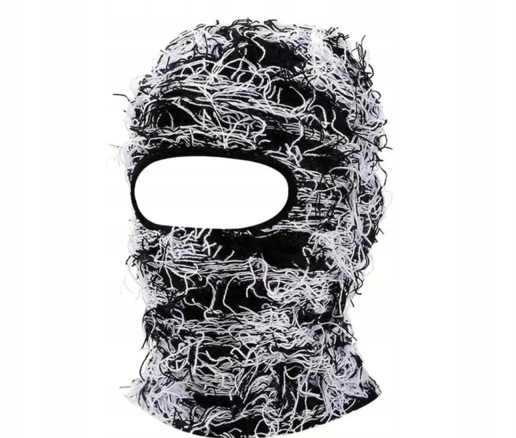 Kominiarka Balaklawa Czarna Yeat Maska Drill Streetwear Y2K Balaclava