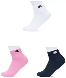 Champion Core Skarpety 3PP Quarter, Różowy (Fuksja), 43-46 EU (9-10.5 UK) Unisex - Dorosły -FW23, Rosa (Fucsia), 43-46 EU - Skarpetki damskie - miniaturka - grafika 1