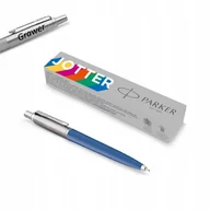 Długopisy - Długopis Parker Jotter Originals Niebieski BLUE DENIM z grawerem - miniaturka - grafika 1