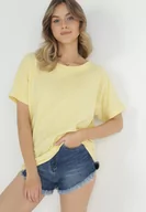 Koszulki i topy damskie - Żółty T-shirt Ammi - miniaturka - grafika 1