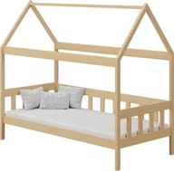 Łóżka dla dzieci i młodzieży - Elior Łóżko dla dziecka z barierkami, sosna - Dada 3X 190x80 cm - miniaturka - grafika 1