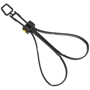 Kajdanki jednorazowe ASP Tri-Fold Black 10szt (56197) - Kajdanki - miniaturka - grafika 1