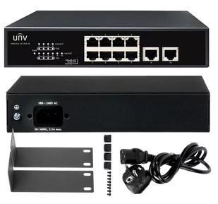 SWITCH POE 8+2 UNV NSW2010-10T-POE-IN - Akcesoria do monitoringu - miniaturka - grafika 2