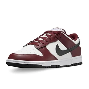 Nike Męskie trampki Dunk Low, 43 EU, Dark Team Czerwony Czarny Summit Biały, 44.5 EU - Trampki męskie - miniaturka - grafika 1