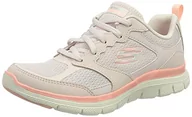 Buty sportowe damskie - Skeakersy Skechers Flex Appeal 4.0 Active Flow - 149305-WHT - 37 - miniaturka - grafika 1