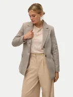 Marynarki i żakiety damskie - Vero Moda Marynarka Kawi 10319661 Beżowy Regular Fit - miniaturka - grafika 1