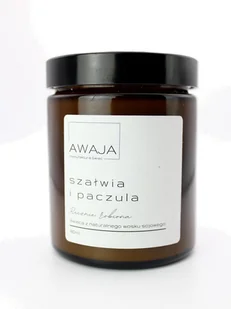Świeca sojowa szałwia i paczula – zapachowa, handmade, 180ml, prezent - Świece Świeca sojowa szałwia i paczula – zapachowa, handmade, 180ml, prezent - Świece - miniaturka - grafika 1