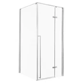 Kabiny prysznicowe - Kabina prysznicowa Long 80x80 CH szkło 6 mm profil chrom KERRA - miniaturka - grafika 1