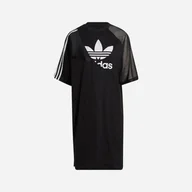Sukienki i spódnice sportowe - Sukienka adidas Adicolor Split Trefoil W HC0637 (kolor Czarny, rozmiar 34) - miniaturka - grafika 1