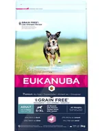 Sucha karma dla psów - EUKANUBA Adult Duck Grain Free 3 kg - miniaturka - grafika 1