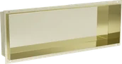 Półki łazienkowe - Mexen X-Wall-NR półka wnękowa bez kołnierza 60 x 20 cm, złota - 1951602010 - miniaturka - grafika 1