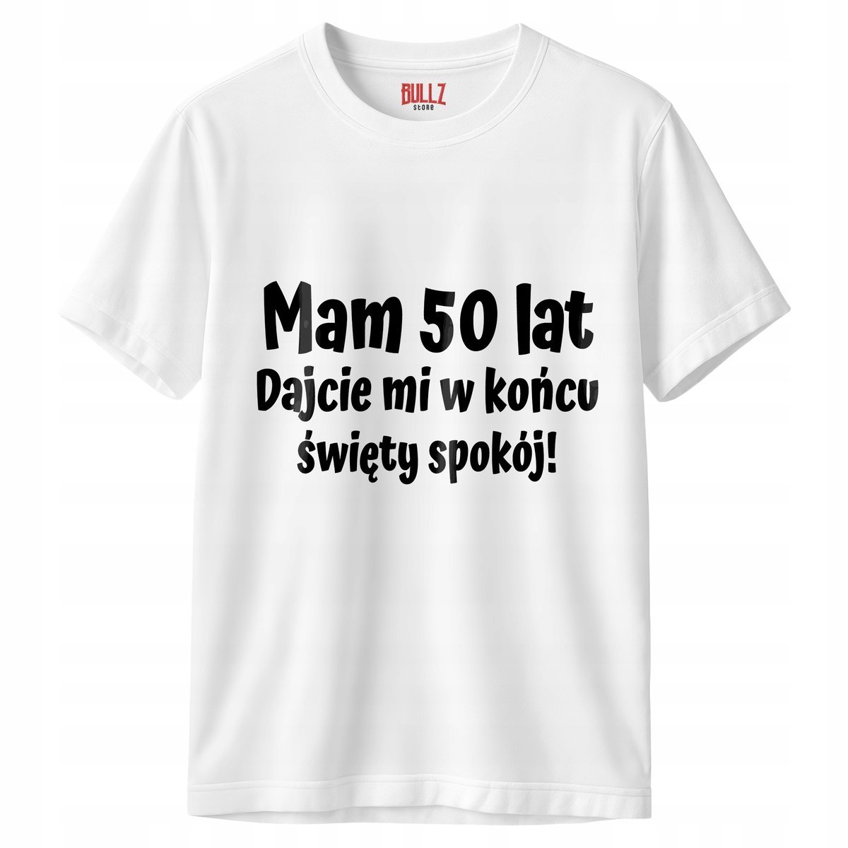 Koszulka biała męska Mam 50 Urodziny Prezent Upominek r. S