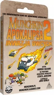 Black Monk Games Munchkin Apokalipsa - Inwazja Owcych - Gry karciane - miniaturka - grafika 1