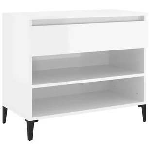 Lumarko Szafka na buty, wysoki połysk, biała, 70x36x60 cm - Szafki na buty - miniaturka - grafika 3