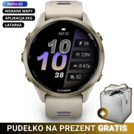 Smartwatch - Garmin Forerunner 970 Beżowy - miniaturka - grafika 1
