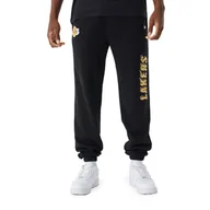 Spodnie męskie - Spodnie męskie New Era NBA Team Script Jogger Los Angeles Lakers - miniaturka - grafika 1