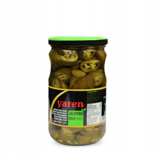 JALAPENO OSTRE PLASTRY W ZALEWIE 700g Yaren - Pasztet i przetwory mięsne - miniaturka - grafika 1