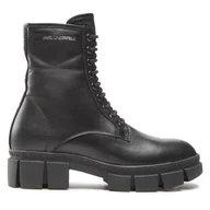 Botki damskie - Botki KARL LAGERFELD KL43250 Czarny - miniaturka - grafika 1