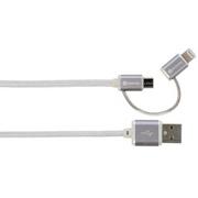 Kable USB - Skross TRAVELIGHT TRAVELIGHT Kabel USB Micro USB/Lightning SKROSS 1 m - miniaturka - grafika 1