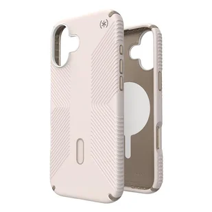 Speck Presidio2 Grip ClickLock & MagSafe - Etui iPhone 16 Plus (Bleached Bone / Heirloom Gold / Hazel Brown) - Etui i futerały do telefonów - miniaturka - grafika 1