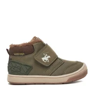 Buty dla chłopców - Trzewiki Beverly Hills Polo Club EO-BHPC-218-266 Khaki - miniaturka - grafika 1
