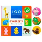 Książki edukacyjne - 100 pierwszych słów. Zwierzęta duże i małe - miniaturka - grafika 1