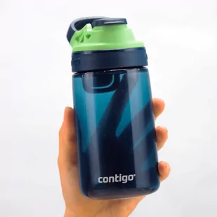 Contigo Butelka dla dzieci na wodę Contigo Gizmo Sip 420 ml - blueberry green apple 2136779 - Bidony dla dzieci - miniaturka - grafika 1