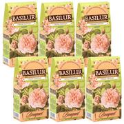 Herbata - Basilur Cream Fantasy- Zielonej Herbaty Cejlońskiej Z Dodatkiem Aromatów Owocowych, 100 G X6 - miniaturka - grafika 1