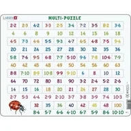 Układanki dla dzieci - Larsen larsen Multi-puzzle mnożenie zadań 58 częściowy - miniaturka - grafika 1