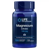 Witaminy i minerały - Life Extension Magnesium Citrate - Magnez 100 mg EU Suplement diety 100 kaps. - miniaturka - grafika 1