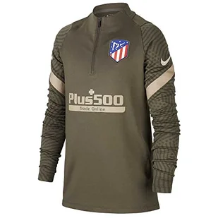 NIKE ATM Y NK Dry Strke Dril Top Long Sleeved t-Shirt, Unisex dzieci, Cargo Khaki/Cargo Khaki/Khaki/Khaki Full spons-plyr, L - Koszulki i topy damskie - miniaturka - grafika 1
