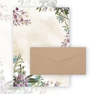 Szkolne artykuły papiernicze - Papeteria A4 DL Umbria Ciemnobeżowa - miniaturka - grafika 1