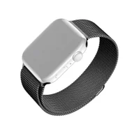 Akcesoria do smartwatchy - Fixed Pasek wymienny Mesh Strap na Apple Watch 38/40/41mm FIXMEST-436-BK) Czarny - miniaturka - grafika 1