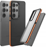 Etui i futerały do telefonów - Etui Do Samsung Galaxy S24 Ultra Matowe, Pomarańczowa Ramka, Bumper, Case - miniaturka - grafika 1