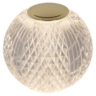 Lampy stojące - Stołowa lampa glamour Cintra ściemnialna LED 1,5W złota - miniaturka - grafika 1